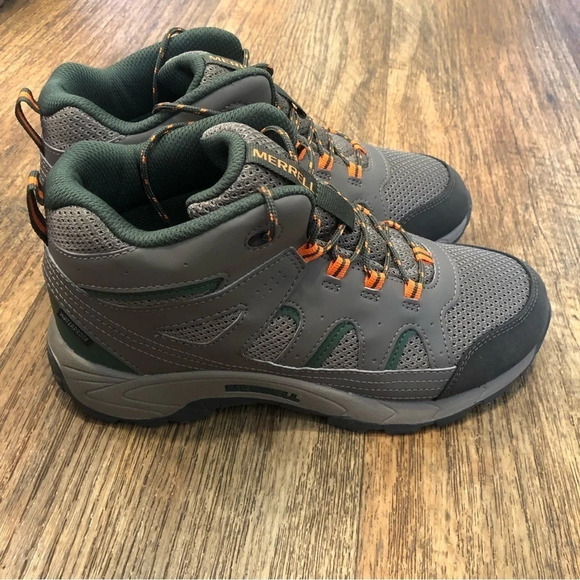 Merrell Oakcreek Mid Lace Waterproof Boulder Merrell Oakcreek Mid Lace Waterproof Hiking Boot, Boulder  main image 4